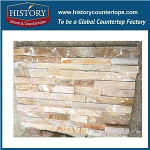 History Stone Polished Exposed Wall Covering, Garden and Park Corner Panels Culture Stone