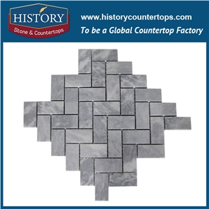 History Stone Reasonable Price Quanzhou Factory Modern Design, Polished Cream Marfil Beige Marble 1×2 Herringbone Mosaic Tiles for Kitchen, Tv Background Wall Cladding, Decorative Floor Mosaic