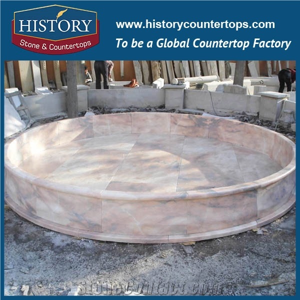 History Stone World Renowned Fountain Made in China, Competitive Price Yellow Granite Fountain with Carved Running Horses for Garden, Square, Villa, Decorative Water Fountain