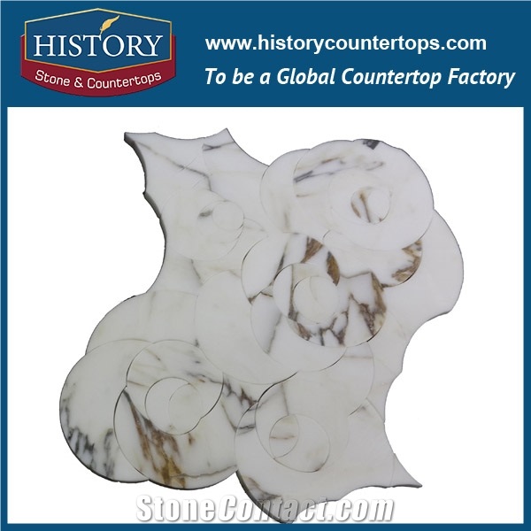 History Stone World-Reputed Xiamen Manufacturers Outstanding Features, Bianco Carrara and Emperador Marble Penny Round Non-Slip Mosaic Tile with Competitive Price, Floor & Wall Mosaic