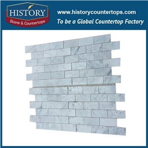 History Stone World-Reputed Xiamen Manufacturers Outstanding Features, Bianco Carrara and Emperador Marble Penny Round Non-Slip Mosaic Tile with Competitive Price, Floor & Wall Mosaic