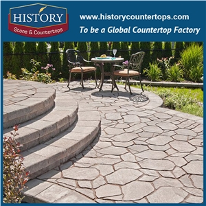 History Stones Best Price Well Design Hexagon Shaped Granite Flooring Tiles Garden Stepping Pavement, Meshed Flagstone, Car Parking Lot, Wall Covering, Compass Landscaping Stones Cube Stone & Paving