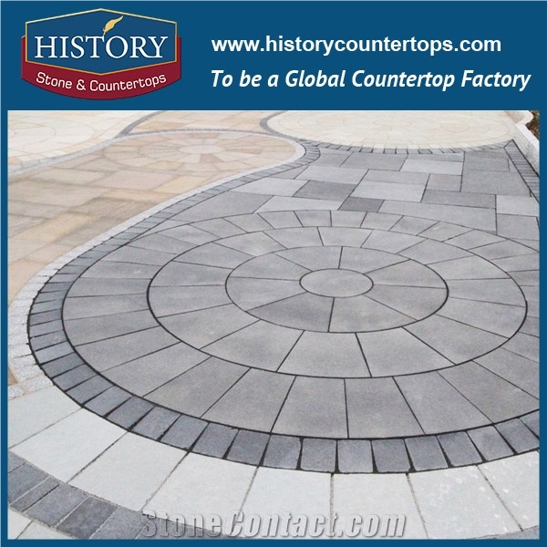 History Stones Best Price Well Design Hexagon Shaped Granite Flooring Tiles Garden Stepping Pavement, Meshed Flagstone, Car Parking Lot, Wall Covering, Compass Landscaping Stones Cube Stone & Paving