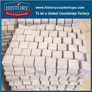 History Stones Bush Hammered Paver Large Granite Forming Square Meter Price Pearl Cream Yellow Flooring Paving Stone Bridge Foot Walk Outdoor Decoration Garden Path Cobble Sheet & Pavers