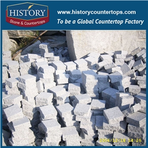 History Stones China Factory Cheap Building Material Outdoor Grey Granite Tiles G603 Flamed for Exterior Wall Cladding, Driveway Road, Floor Tiles, Garden Stepping Landscaping Stones Cube Stone