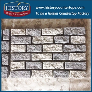 History Stones China Full Connect Style Different Dimensions Hexagon & Square Shape Light Grey Granite G603 Stone Easy Paver Outside Decorative Garden Road Mesh Back Paving Cobble Sheet & Pavers