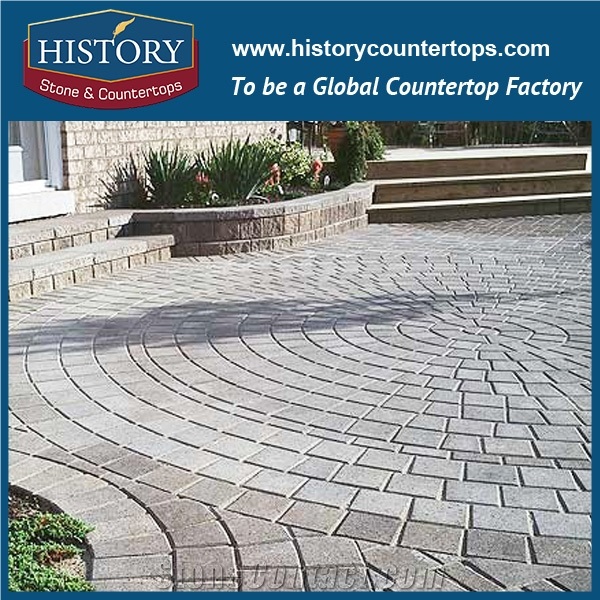 History Stones China Most Popular Outdoor Decorative Natural Light Grey Granite Tiles G603 Different Customized Building Material Driveway,Walkway,Garden Stepping Paver Landscaping Stones Cobble Stone