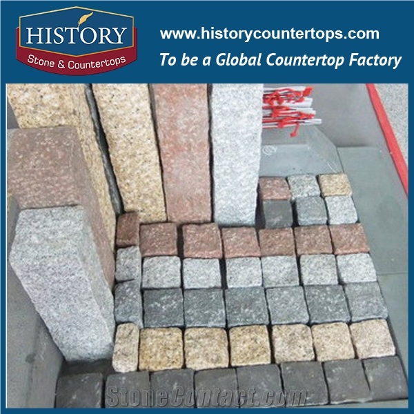 History Stones China Most Popular Outdoor Decorative Natural Light Grey Granite Tiles G603 Different Customized Building Material Driveway,Walkway,Garden Stepping Paver Landscaping Stones Cobble Stone
