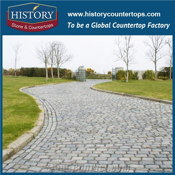History Stones China Own Factory Light Grey G603 Non-Slip Natural Split Granite Cubes Outdoor Boarder Paving, Building Outside Walkway, Side Pavement Flooring Tiles Cobble Stone & Paver