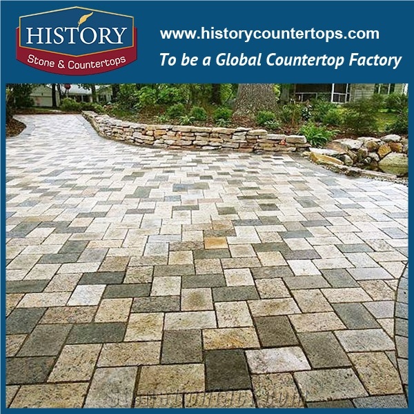 History Stones China Own Factory Light Grey G603 Non-Slip Natural Split Granite Cubes Outdoor Boarder Paving, Building Outside Walkway, Side Pavement Flooring Tiles Cobble Stone & Paver