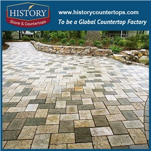 History Stones China Own Factory Light Grey G603 Non-Slip Natural Split Granite Cubes Outdoor Boarder Paving, Building Outside Walkway, Side Pavement Flooring Tiles Cobble Stone & Paver