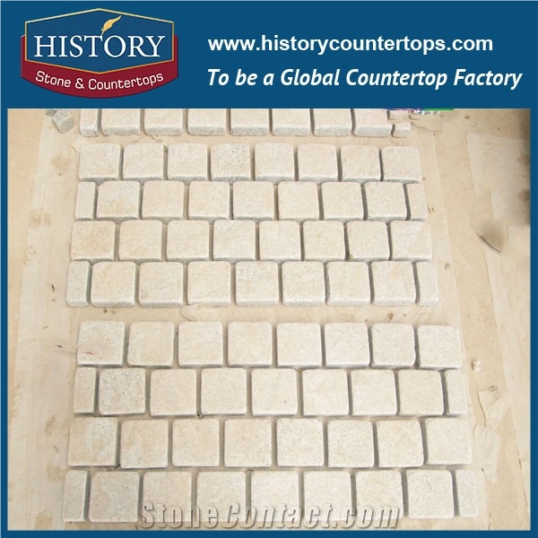 History Stones China Rough Surface Flamed Light Grey Building Granite Paving Terrace Covering, Garden Road Pavement, Exterior Walkway Floors, Outside Patio Floor Cobble Stone Sheet & Pavers