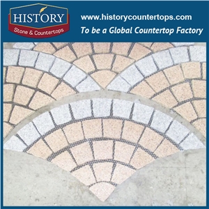 History Stones China Standard Popular Building Material Size Parking Zone Cube Interlocking Dark Grey G654 Tumbled Granite Driveway Paving Stones Flat Paver Pathway Pavement Cobble Sheet & Pavers