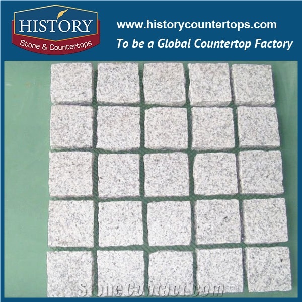 History Stones China Standard Popular Building Material Size Parking Zone Cube Interlocking Dark Grey G654 Tumbled Granite Driveway Paving Stones Flat Paver Pathway Pavement Cobble Sheet & Pavers