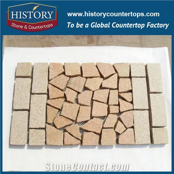 History Stones China Standard Popular Building Material Size Parking Zone Cube Interlocking Dark Grey G654 Tumbled Granite Driveway Paving Stones Flat Paver Pathway Pavement Cobble Sheet & Pavers