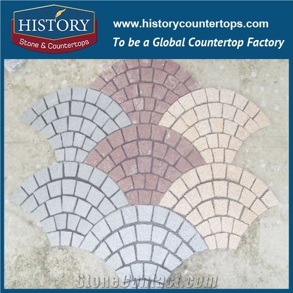 History Stones China Standard Popular Building Material Size Parking Zone Cube Interlocking Dark Grey G654 Tumbled Granite Driveway Paving Stones Flat Paver Pathway Pavement Cobble Sheet & Pavers