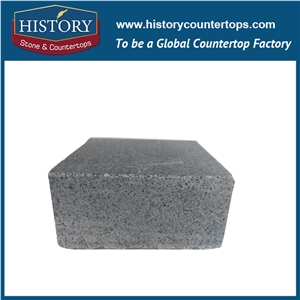 History Stones China Supplier Best Price Fashion Different Types Of Flamed Dark Grey Granite Terrace Floors, Patio Pavers, Rainwater Drain, Landscape Drainage Landscaping Cube Stone & Paving