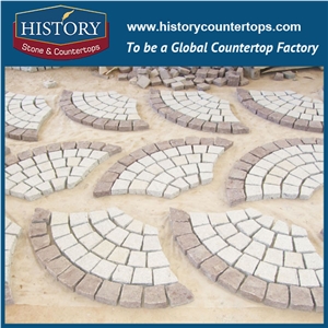 History Stones Chinese Absolute All Sides Split and Natural Surface Light Grey Granite G603 Cube Cheap China Driveway Paving Stone Railways Paver Easy Laying Landscaping Cobble Sheet & Pavers