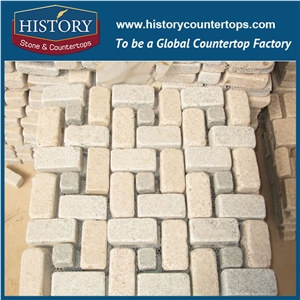 History Stones Chinese Best Price Owner Quarry Natural Split Different Size Grey Granite Paving Rain Drainage Flooring, Garden Stepping Floors Exterior Floor Outdoor Floors Cobble Stone Sheet & Paver