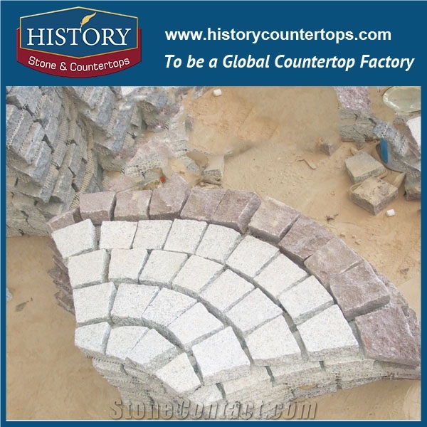 History Stones Chinese Best Price Owner Quarry Natural Split Different Size Grey Granite Paving Rain Drainage Flooring, Garden Stepping Floors Exterior Floor Outdoor Floors Cobble Stone Sheet & Paver