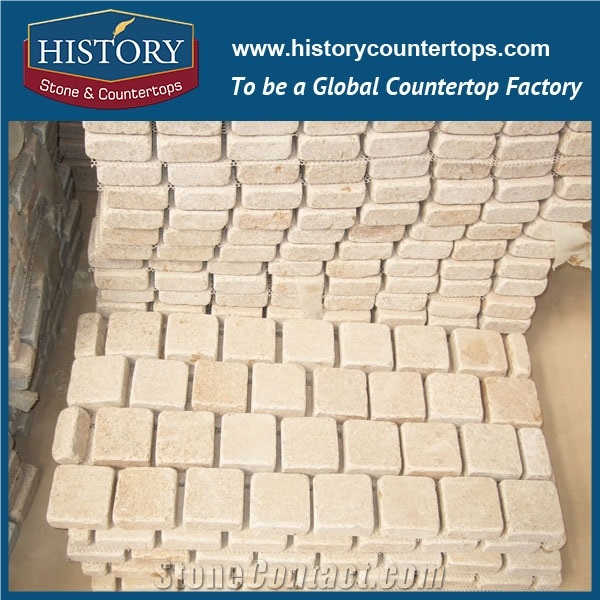 History Stones Chinese Best Price Owner Quarry Natural Split Different Size Grey Granite Paving Rain Drainage Flooring, Garden Stepping Floors Exterior Floor Outdoor Floors Cobble Stone Sheet & Paver