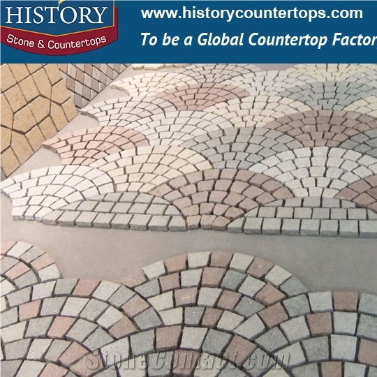 History Stones Chinese Owner Quarry Hot Sale Rough Surface Natural Split Ocean Red Granite Paving, Garden Road Paver, Driveway Pavement, Outdoor Flooring Landscaping Stones Cube Stones & Pavers