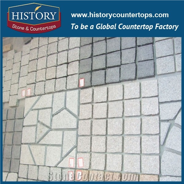 History Stones Chinese Owner Quarry Hot Sale Rough Surface Natural Split Ocean Red Granite Paving, Garden Road Paver, Driveway Pavement, Outdoor Flooring Landscaping Stones Cube Stones & Pavers