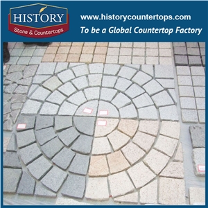 History Stones Chinese Owner Quarry Hot Sale Rough Surface Natural Split Ocean Red Granite Paving, Garden Road Paver, Driveway Pavement, Outdoor Flooring Landscaping Stones Cube Stones & Pavers