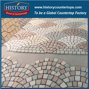 History Stones Chinese Standard Light Grey All Sides Paving Stone, Cheap Driveway Pavement, Garden Stepping Floors, Rain Drainage Pavers, Courtyard Road Flooring, Floor Covering Cobble Stone& Pavers