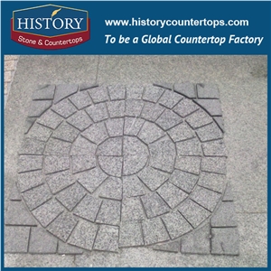 History Stones Custom Design Split Faced G654 Cheap Driveway Granite Paving Stone Natural Outdoor Pavement Cheap Patio Paver Parking Driveway Pillars Garden Foot Stepping Cube Cobble Sheet & Pavers