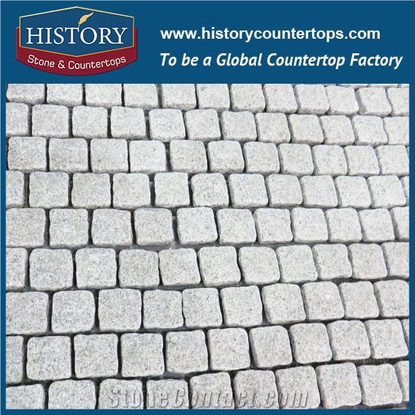 History Stones Custom Design Split Faced G654 Cheap Driveway Granite Paving Stone Natural Outdoor Pavement Cheap Patio Paver Parking Driveway Pillars Garden Foot Stepping Cube Cobble Sheet & Pavers