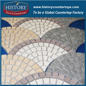 History Stones Custom Design Split Faced G654 Cheap Driveway Granite Paving Stone Natural Outdoor Pavement Cheap Patio Paver Parking Driveway Pillars Garden Foot Stepping Cube Cobble Sheet & Pavers