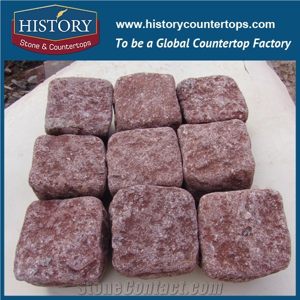 History Stones Exterior Patterns Construction Material Square Shaped Ocean Red Granite Tiles, Driveway Paving, Floor Covering, Patio Paver, Garden Stepping Flooring, Cobble Stone& Pavers
