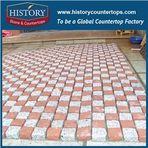 History Stones Exterior Patterns Construction Material Square Shaped Ocean Red Granite Tiles, Driveway Paving, Floor Covering, Patio Paver, Garden Stepping Flooring, Cobble Stone& Pavers