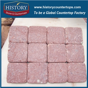 History Stones Exterior Patterns Construction Material Square Shaped Ocean Red Granite Tiles, Driveway Paving, Floor Covering, Patio Paver, Garden Stepping Flooring, Cobble Stone& Pavers