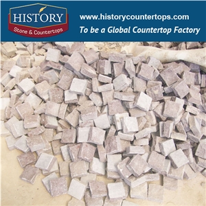 History Stones Fan Patterns Decorative Natural Chinese Paver Yellow Rustic Flamed G682 Granite Paving, Garden Stepping Floors, Exterior Floor Paver, Rain Drainage Flooring Cobble Sheet & Pavers