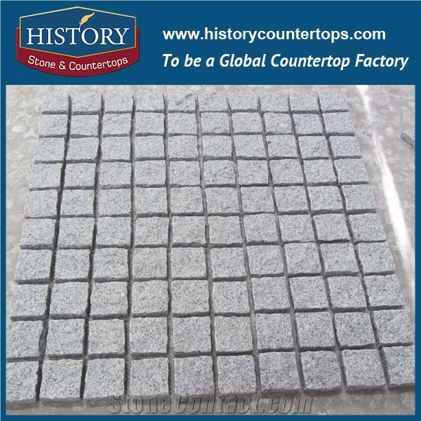 History Stones G603 Chinese Granite Flooring Popular Rough Natural Cheap Price with Production Line for Sale Driveway, Flagstone, Garden Stepping, Compass Landscaping Stones Cube Stone&Paving Stone