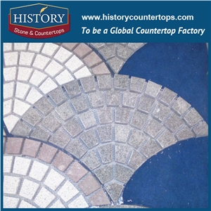 History Stones Material Cheapest Various Decorative Landscape Nature G654 Padang Dark Grey Granite Flat Garden Paver Outside Decorative Road Cheap Paving Stone Grass Paves Cobble Sheet & Pavers