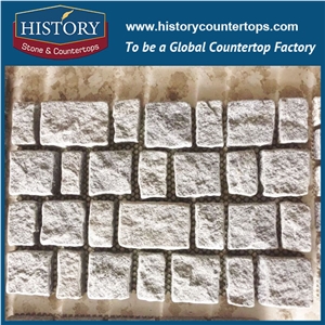 History Stones Super Quality Chinese Factory Price Paver Nature Granite Stone Outdoor Fan Pattern Cheap Patio Paver Diy Garden Paving Grid Interlocking Cube Making Machine Cobble Sheet & Pavers