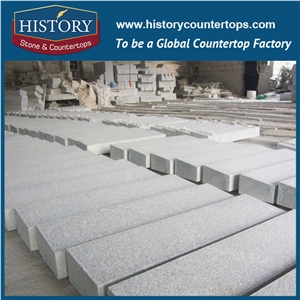 History Stones Various Kerbs Types Nature Granite Kerb Stone 60*30*6cm G603 Curbstone Road Pavement Light Grey Outdoor Roadsides Kerbstone