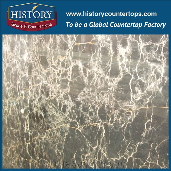 Historystone China High Quality Natural Portoro Extra Black and Gold Polished Mable Tiles & Slabs for Wall and Floor Design,Decoration Material/Used Pattern/ Wall Façade/Indoor Decoration