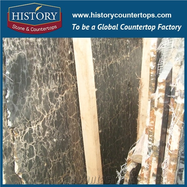 Historystone China High Quality Natural Portoro Extra Black and Gold Polished Mable Tiles & Slabs for Wall and Floor Design,Decoration Material/Used Pattern/ Wall Façade/Indoor Decoration