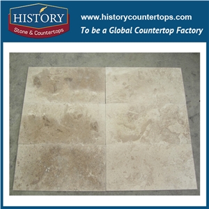 Historystone Dark Coffee Travertine Cnina Versailles Pattern Tiles for Flooring,Stocks Available/Competitive Price /Strict Qc Team /Fast Delivery,Polished and Honed Surface.