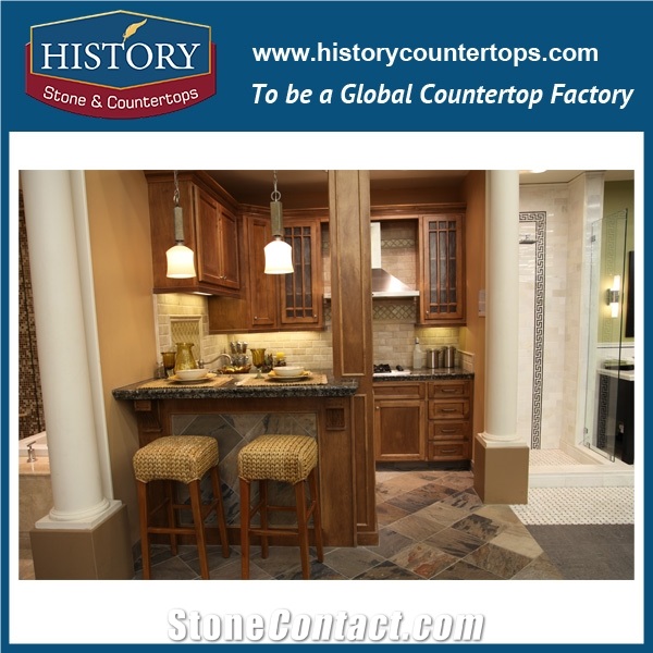 Historystone Dark Coffee Travertine Cnina Versailles Pattern Tiles for Flooring,Stocks Available/Competitive Price /Strict Qc Team /Fast Delivery,Polished and Honed Surface.