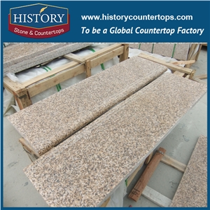 Historystone Economical Chrysanthemum Yellow/Beige Color Granite,For Interior and Exterior Decoration in Construction Projects /Stairs & Steps