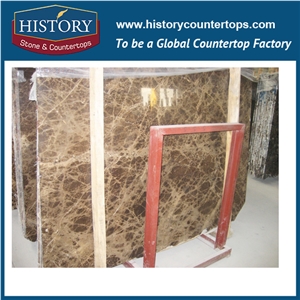 Historystone Imported Dark Emperador Low Price in Spain Polished Marble Tiles & Slabs for Wall and Floor,Good Decorative Performance,Cut-To-Size or Any Other Customized. Interior/Exterior Projects