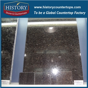 Historystone Imported Indian High Quality Polished Surface Finished Labrador Black Pearl Granite Slabs,Stone for Tile, Paving Stone/ Wall Cladding.