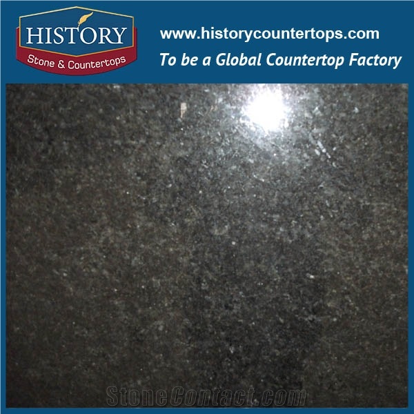 Historystone Imported Indian High Quality Polished Surface Finished Labrador Black Pearl Granite Slabs,Stone for Tile, Paving Stone/ Wall Cladding.