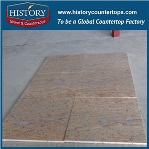 Historystone Imported Natural Best Kashmir Golden Granite Stone Slabs for Floor Polishing,Wall Cladding Covering,Polished Suface.