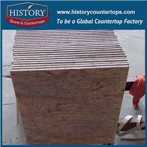 Historystone Imported Natural Best Kashmir Golden Granite Stone Slabs for Floor Polishing,Wall Cladding Covering,Polished Suface.